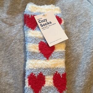 Cozy Heart Patterned Socks